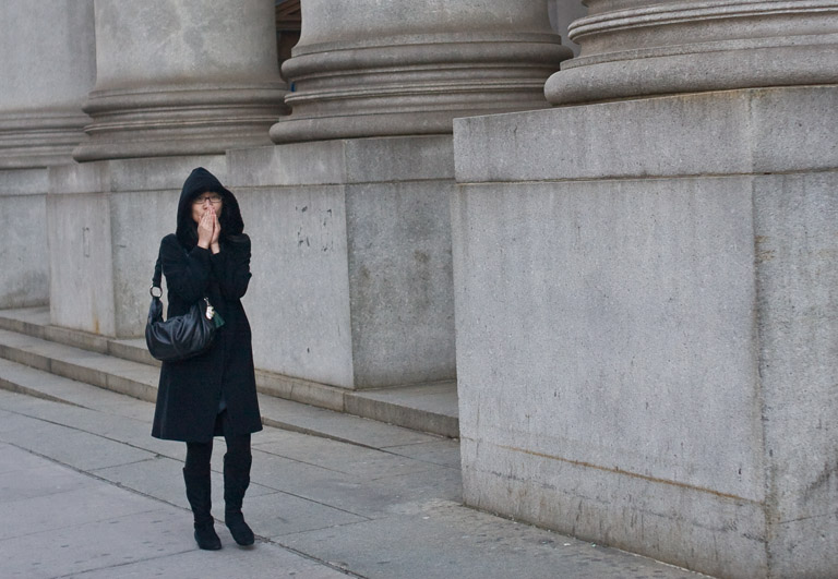 Woman on street